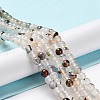Natural Dendritic Agate Beads Strands G-D845-04-10mm-1
