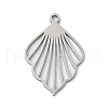 304 Stainless Steel Pendants STAS-S155-05P-02-1
