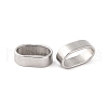 Non-Tarnish 304 Stainless Steel Slide Charms STAS-S133-01P-02-2