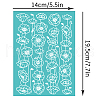 Self-Adhesive Silk Screen Printing Stencil DIY-WH0337-005-2