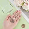 Beebeecraft 1Pc 304 Stainless Steel Macrame Pouch Necklace Making for Gemstone Nuggets NJEW-BBC0001-26-3