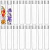 SUNNYCLUE 20Pcs Clear Glass Bottles Bead Containers CON-SC0001-15A-05-1