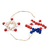 Elecrelive 2Pcs 2 Style Christmas Theme Wood Pendant Decorations HJEW-EL0001-01B-7
