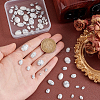  66Pcs 8 Styles Synthetic Howlite Cabochons G-PH0002-66-3