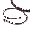 Natural Cowrie Shell Braided Bead Bracelets for Women BJEW-JB11765-03-4
