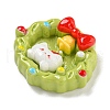 Christmas Opaque Resin Decoden Cabochons RESI-U006-05J-2