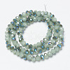 Electroplate Glass Beads Strands EGLA-A034-J4mm-I03-2