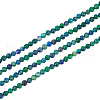 DICOSMETIC 2 Strands Natural Chrysocolla & Lapis Lazuli Beads Strands G-DC0001-04-1