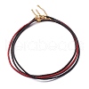 Braided Waxed Polyester Cord Necklaces Making NJEW-Z011-03G-1