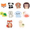 CHGCRAFT 10Pcs 10 Style Silicone Beads SIL-CA0001-27-1