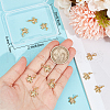 Beebeecraft 14Pcs Brass Charms KK-BBC0012-62-3