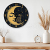 MDF Printed Wall Clock HJEW-WH0058-029-5