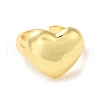 Brass Open Cuff Rings RJEW-R145-05G-2