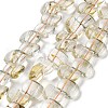 Transparent Glass Imitation Gemstone Beads Strands GLAA-G105-01E-1
