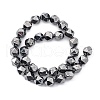Synthetic Terahertz Stone Beads Strands G-P571-F01-01-2