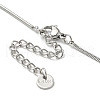 304 Stainless Steel Angel Pendants Necklaces NJEW-K259-01P-3