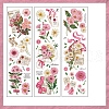 6Pcs 3 Styles PET Stickers AJEW-S040-03D-1