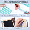 CRASPIRE 4Pcs 4 Colors Reusable Nail Art Plasticine Clay MRMJ-CP0001-23-6