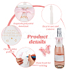 30Pcs Polyester Bowknot & Paper Card Pendant Decoration HJEW-OC00028-02-4