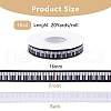 Piano Pattern Polyester Grosgrin Ribbn OCOR-WH0086-93-2