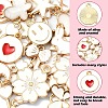 30Pcs 15 Styles Alloy Enamel Pendants ENAM-YW0004-19-5