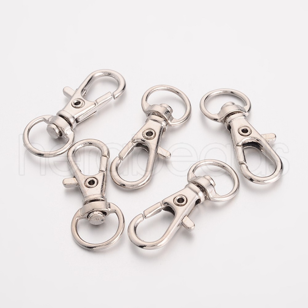 Wholesale 100 pcs Alloy Swivel Clasps Lanyard Snap Hook for Handcrafted ...