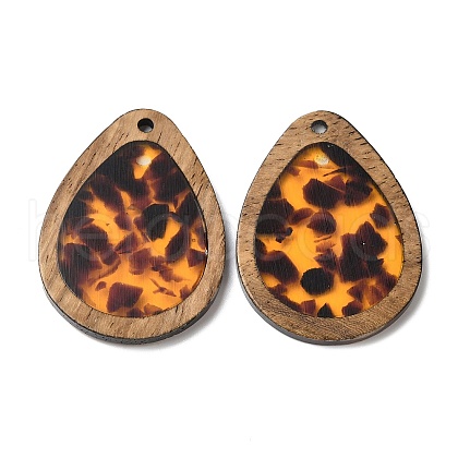 Wood & Resin Pendant WOOD-H104-22-08-1