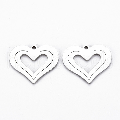 Non-Tarnish 201 Stainless Steel Pendants STAS-Q240-088P-1