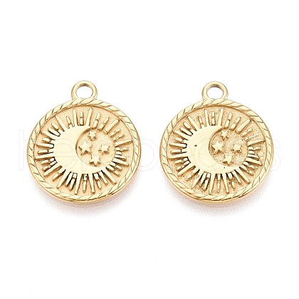 304 Stainless Steel Pendants STAS-N109-190G-1