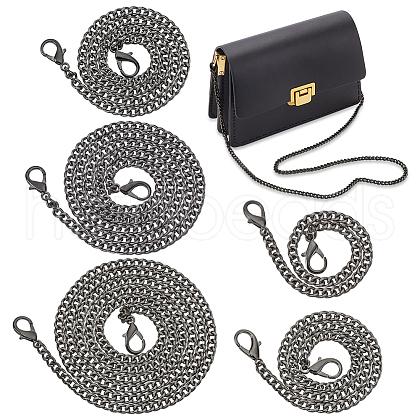 WADORN 5Pcs 5 Style Purse Chains FIND-WR0009-65B-1