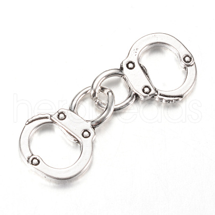 Tibetan Style Alloy Links connectors TIBEP-S302-03AS-LF-1