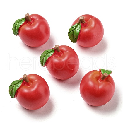 Fruit Opaque Resin Decoden Cabochons RESI-H156-01-02-1