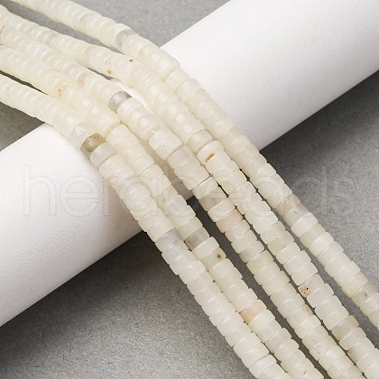 Natural White African Opal Beads Strands G-L624-I19-2x4mm-1
