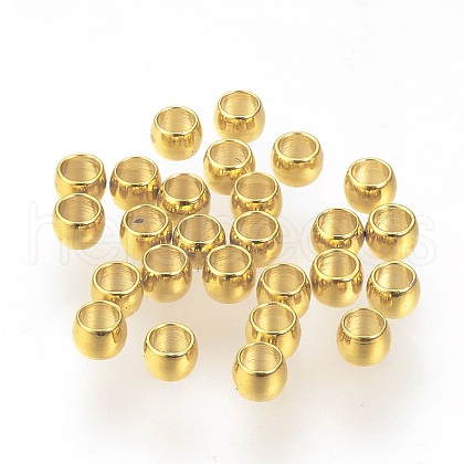 Ion Plating(IP) 304 Stainless Steel Spacer Beads STAS-R065-31G-01-1