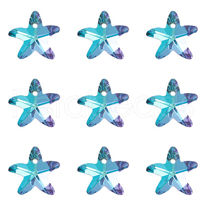 K9 Glass Rhinestone Charms X-GLAA-TA001-006-1