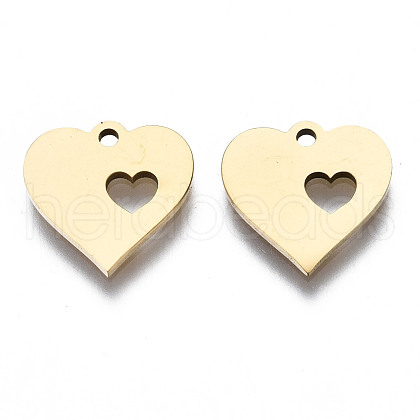 201 Stainless Steel Pendants STAS-T044-212G-1