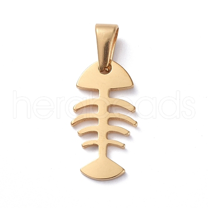 304 Stainless Steel Pendants STAS-I127-075G-1