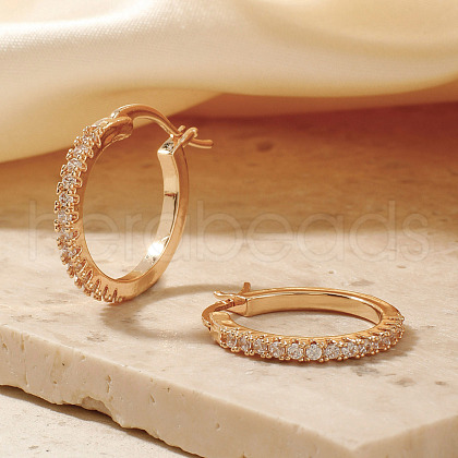 Fashionable luxury Brass Hoop Earrings UN3413-1-1
