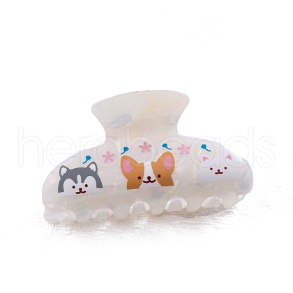 Animal Cartoon PVC Claw Hair Clips PW-WG6224D-06-1