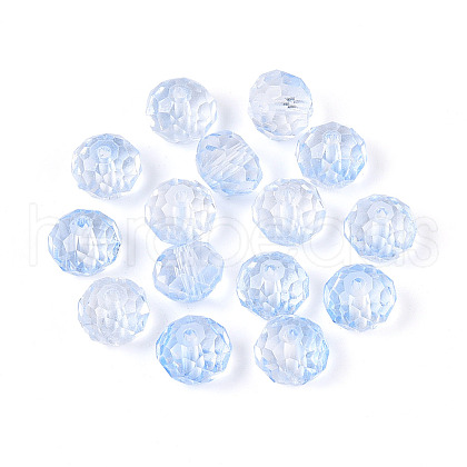 Baking Painted Transparent Glass Beads GLAA-N011-10mm-04-1