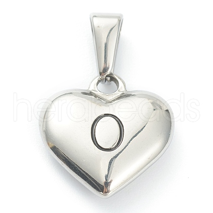 304 Stainless Steel Pendants STAS-P278-01O-P-1