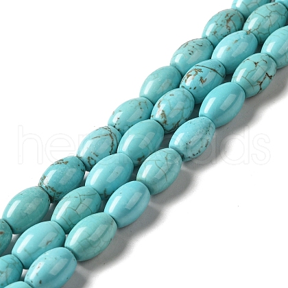 Natural Howlite Beads Strands G-C025-08-1