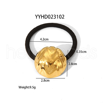 Stainless Steel Hair Tie Elastic Headband Black Hair Accessories YL7975-1-1