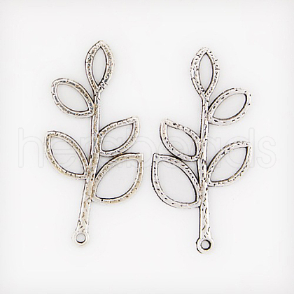 Tibetan Style Alloy Pendants TIBEP-A12-3860-AS-FF-1