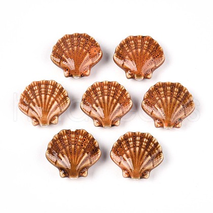 Handmade Porcelain Beads PORC-N009-01N-1