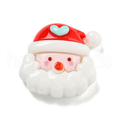 Christmas Opaque Resin Decoden Cabochons RESI-U006-04E-1
