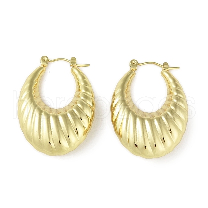 Ion Plating(IP) 304 Stainless Steel Hoop Earrings for Women STAS-I304-18G-1