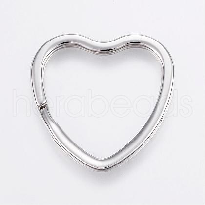 Tarnish Resistant 304 Stainless Steel Split Key Rings STAS-P150-10P-1