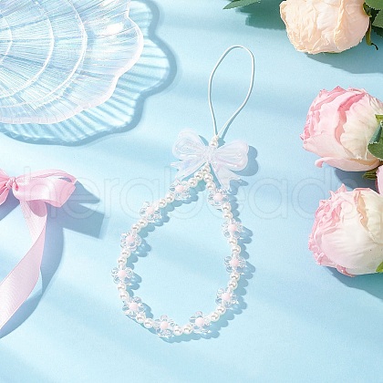 Acrylic Mobile Straps HJEW-JM03325-02-1
