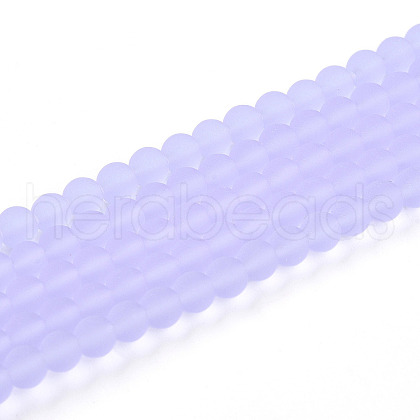 Transparent Glass Beads Strands GLAA-T032-T4mm-MD01-1
